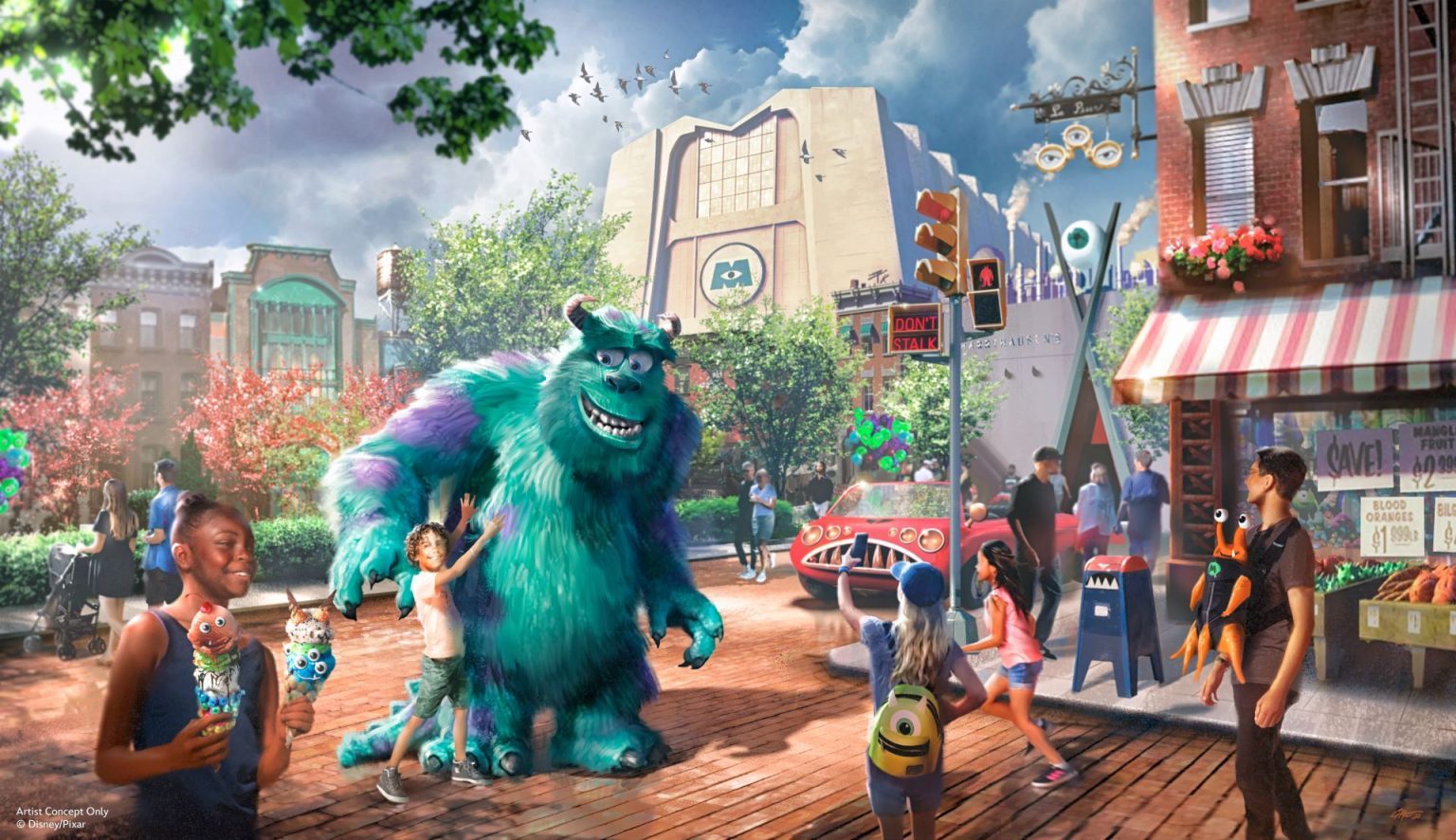 Official Department of Human Relations graphic from the Monstropolis announcement at Walt Disney World. Image: Disney Parks Blog / © Disney.